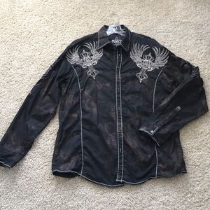Pre-loved ROAR long sleeve button down shirt